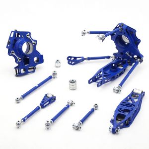 Wisefab BMW E90 rear suspension kit for enhanced racing performance.